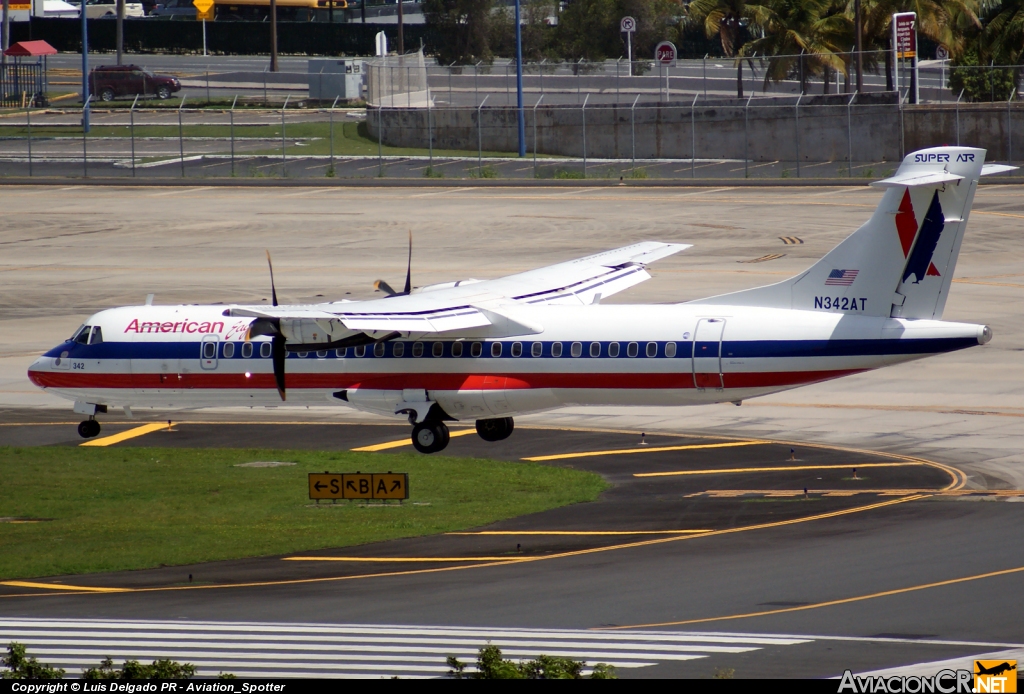 N342AT - Aerospatiale ATR-72 - American Eagle