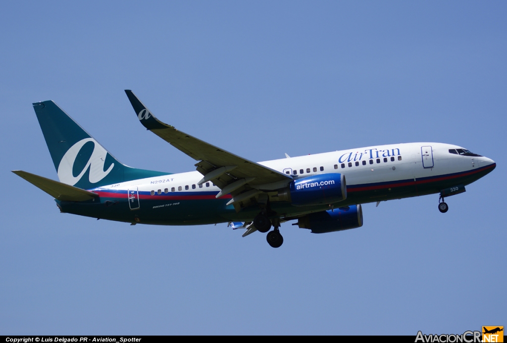 N292AT - Boeing 737-7BD - Air Tran