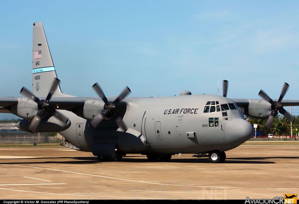 40212 - Lockheed C-130E Hercules (L-382) - U.S. Air Force