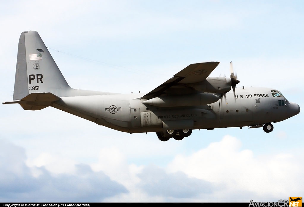 63-0851 - Lockheed C-130E Hercules (L-382) - U.S. Air Force