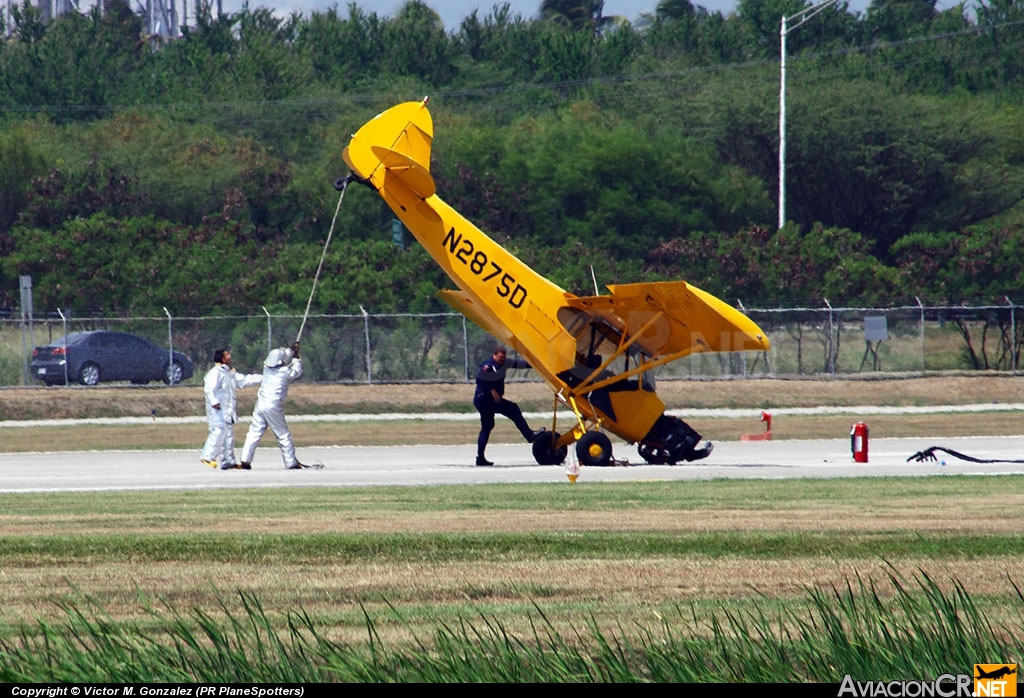 N2875D - Piper PA-18-135 Super Cub - Aerial Sign of Puerto Rico