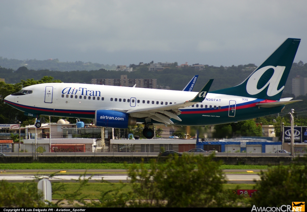 N307AT - Boeing 737-7BD - AirTran