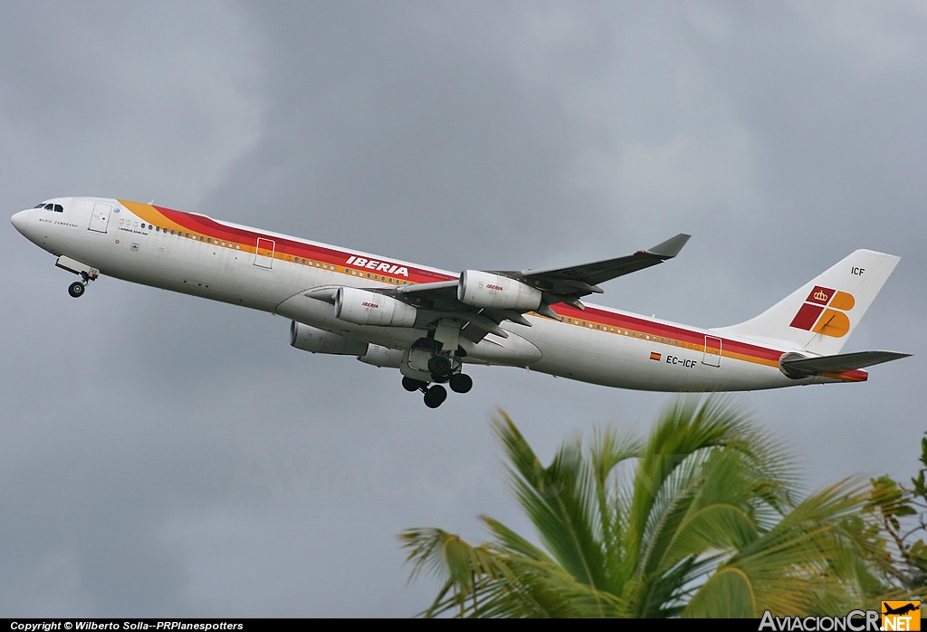 EC-ICF - Airbus A340-313X - Iberia