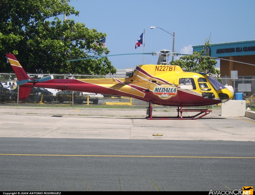 N227BT - Aerospatiale AS350B - Heliways Corp.