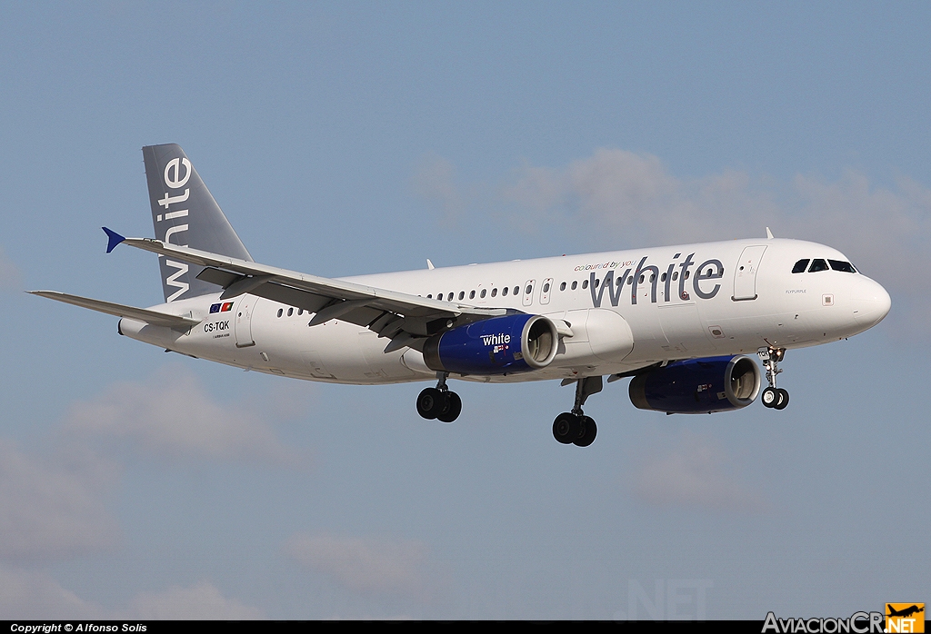 CS-TQK - Airbus A320-232 - White Airways