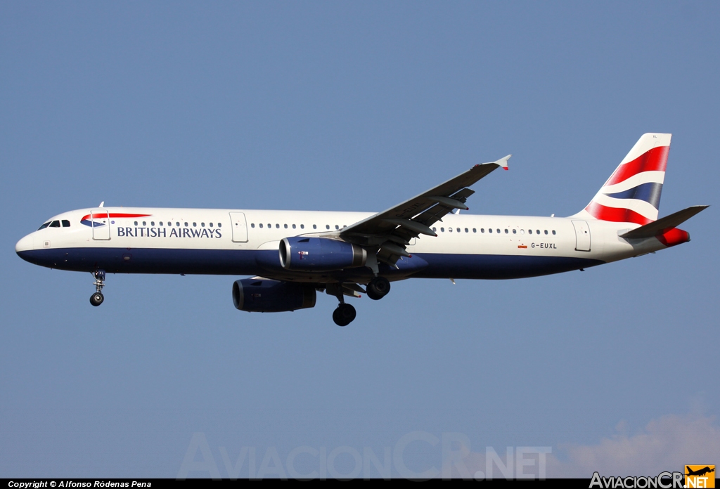 G-EUXL - Airbus A321-231 - British Airways