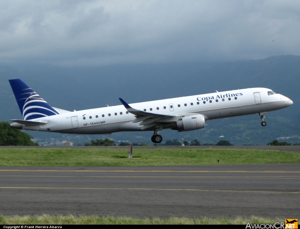 HP-1540CMP - Embraer 190-100IGW - Copa Airlines