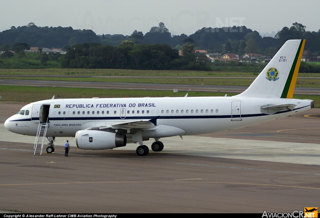 FAB2101 - Airbus A319-133X CJ - Fuerza Aérea Brasileña