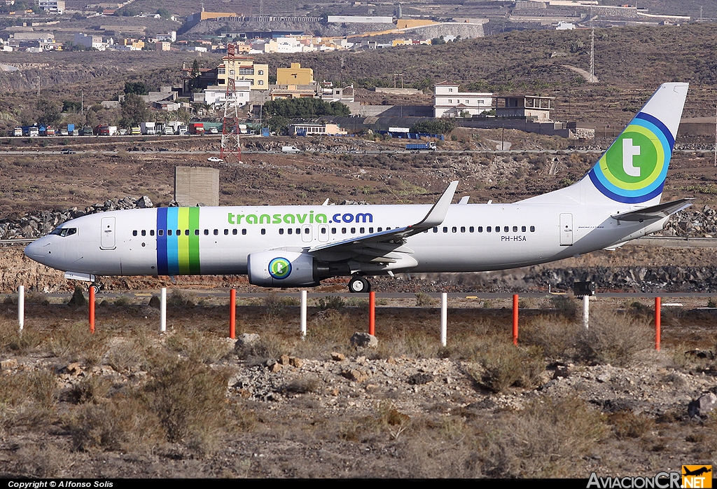 PH-HSA - Boeing 737-8K2 - Transavia Airlines