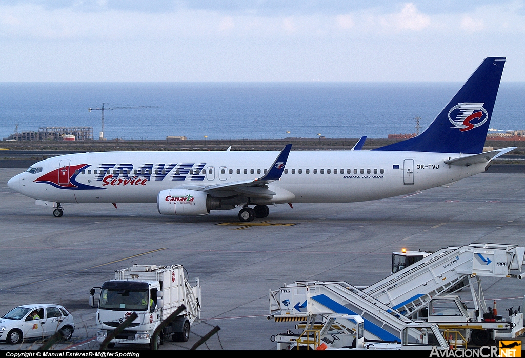 OK-TVJ - Boeing 737-8Q8 - Travel Service