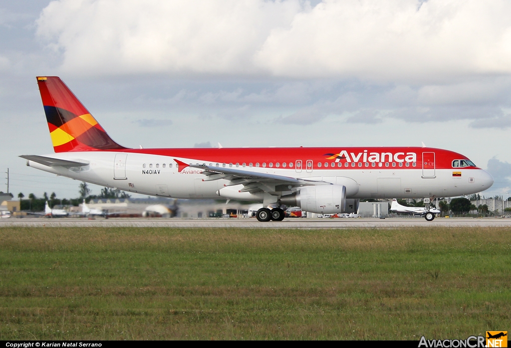 N401AV - Airbus A320-214 - Avianca Colombia