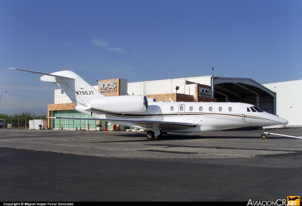 N750JT - Cessna 750 Citation X - Privado