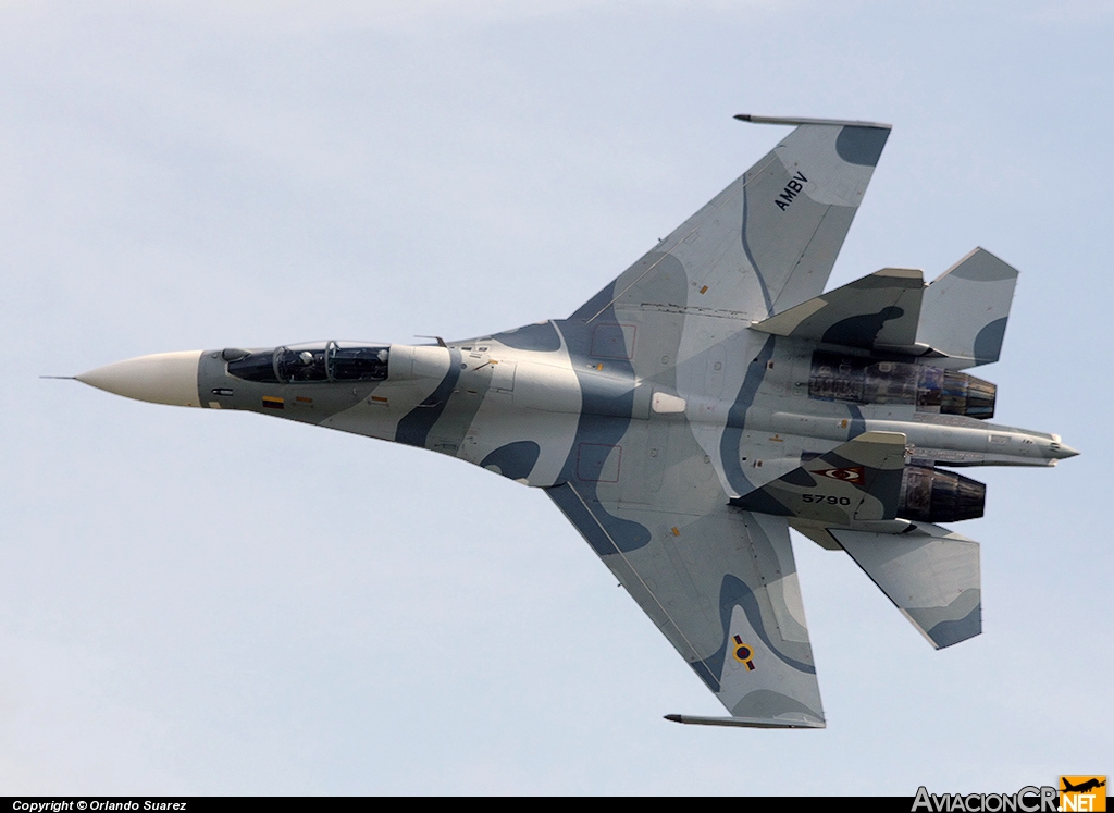 5790 - Sukhoi Su-30MK2 - Venezuela - Aviacion Militar Venezolana