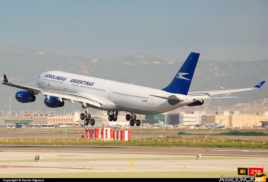 LV-BIT - Airbus A340-313 - Aerolineas Argentinas