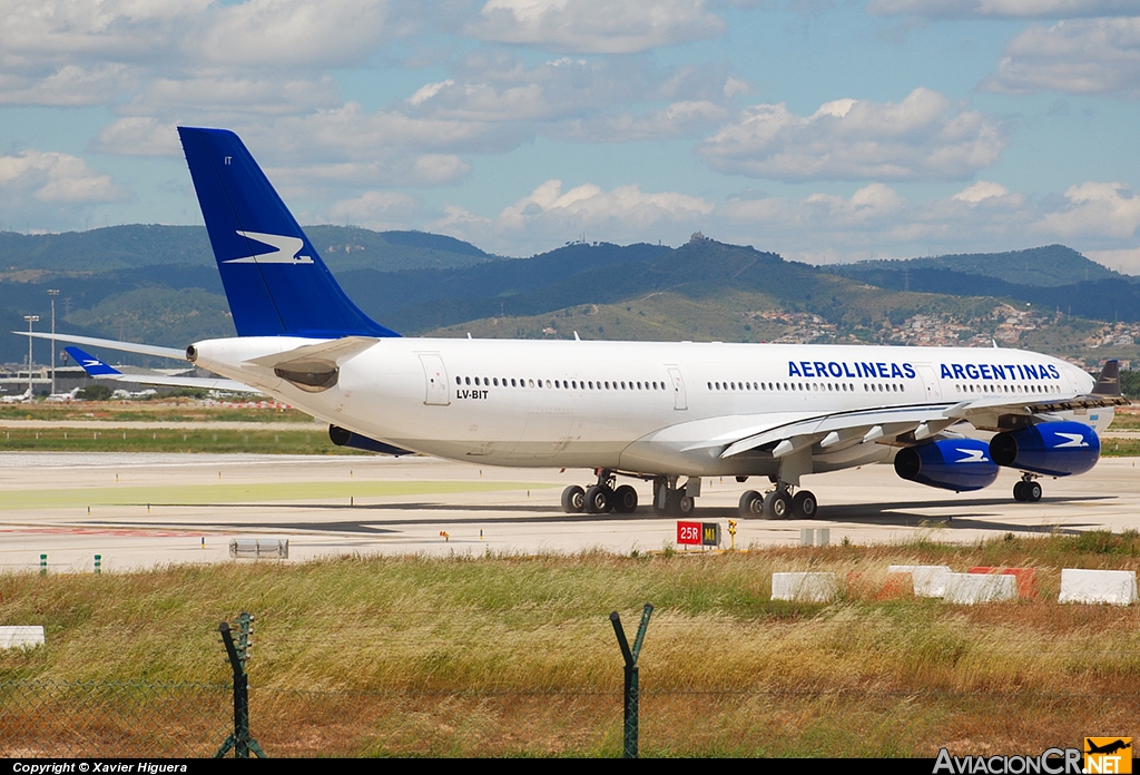 LV-BIT - Airbus A340-313 - Aerolineas Argentinas