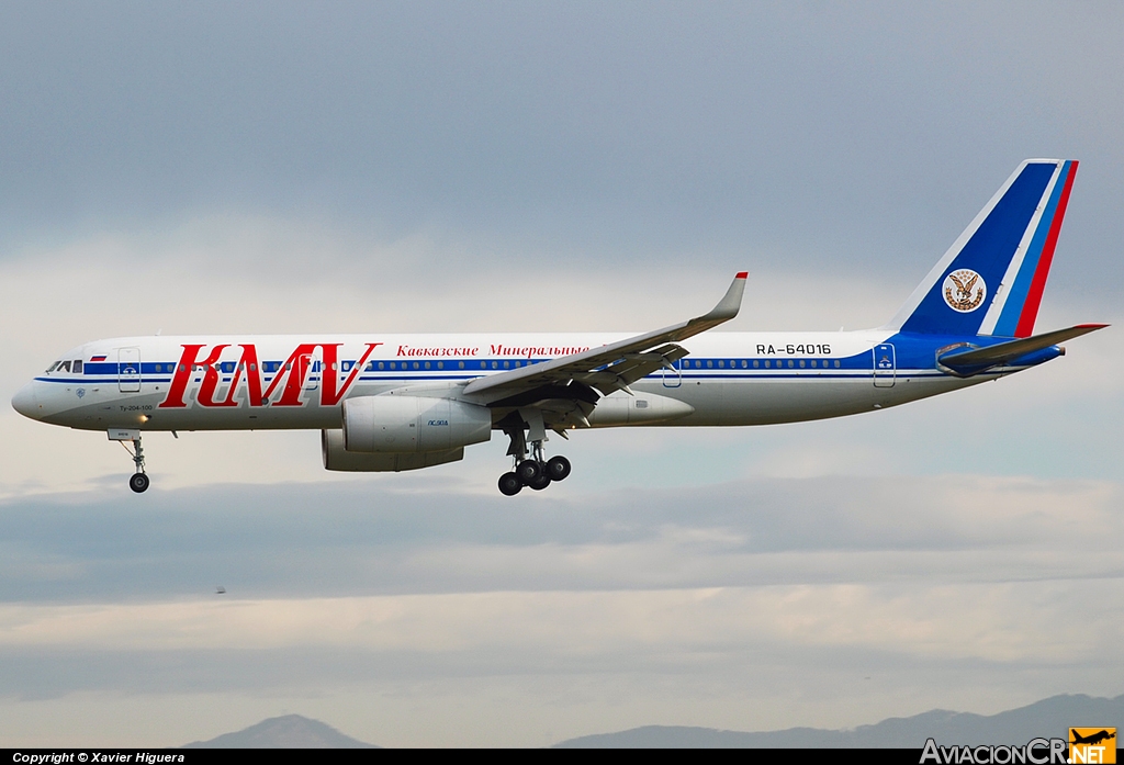 RA-64016 - Tupolev Tu-204-100 - KMV - Kavminvodyavia