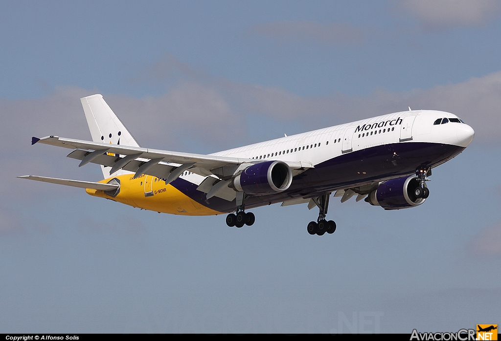 G-MONR - Airbus A300B4-605R - Monarch Airlines
