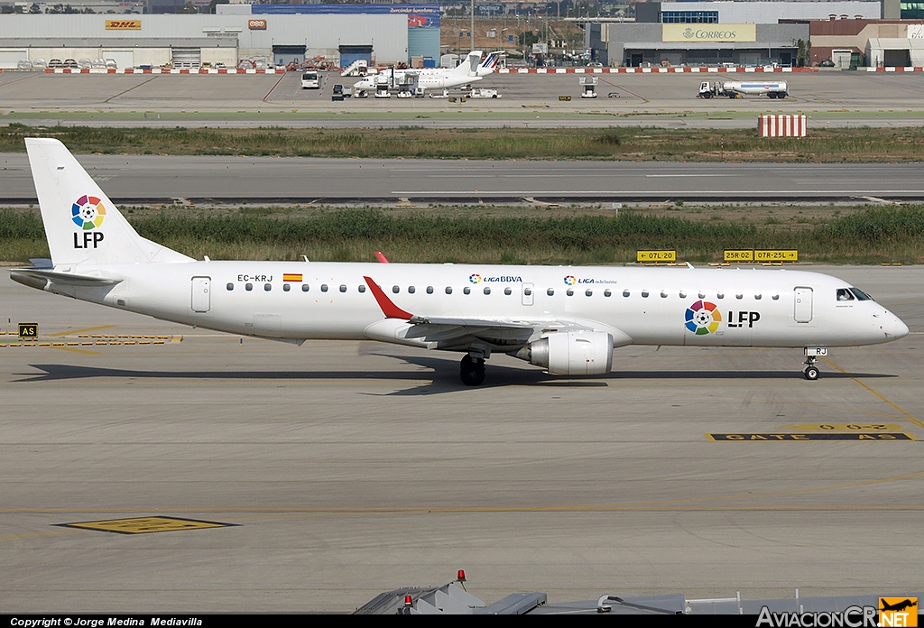 EC-KRJ - Embraer 190-200LR - Air Europa