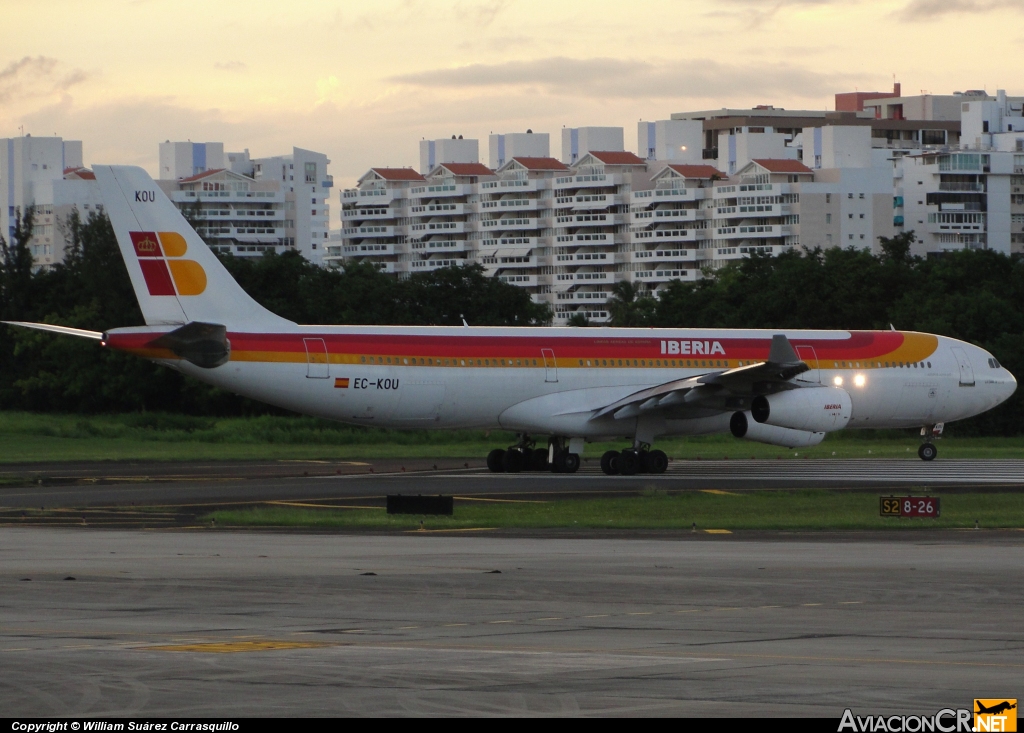 EC-KOU - Airbus A340-313X - Iberia