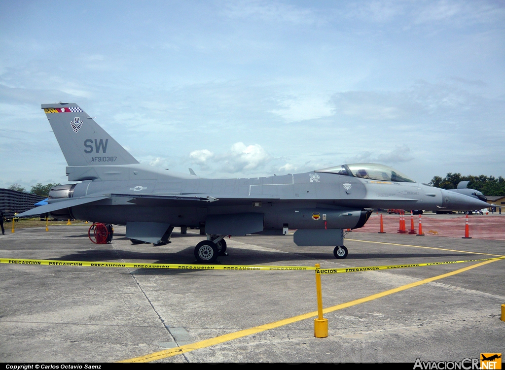 91-0387 - Lockheed F-16 CJ Fighting Falcon - U.S. Air Force