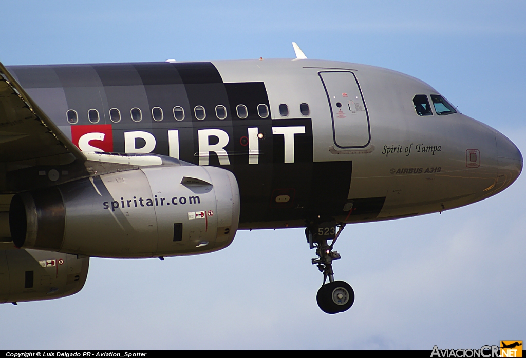 N523NK - Airbus A319-132 - Spirit Airlines