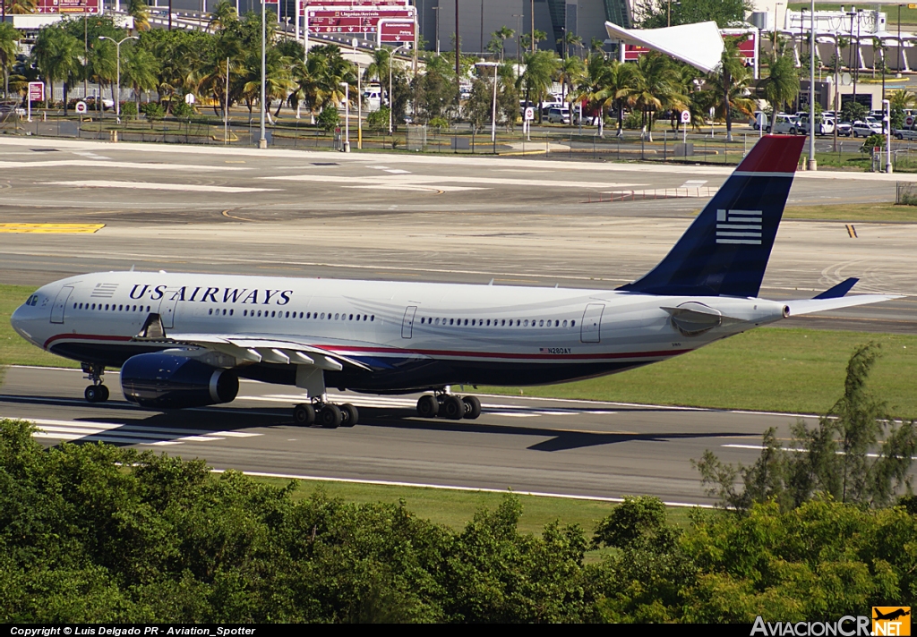 N280AY - Airbus A330-243 - US Airways