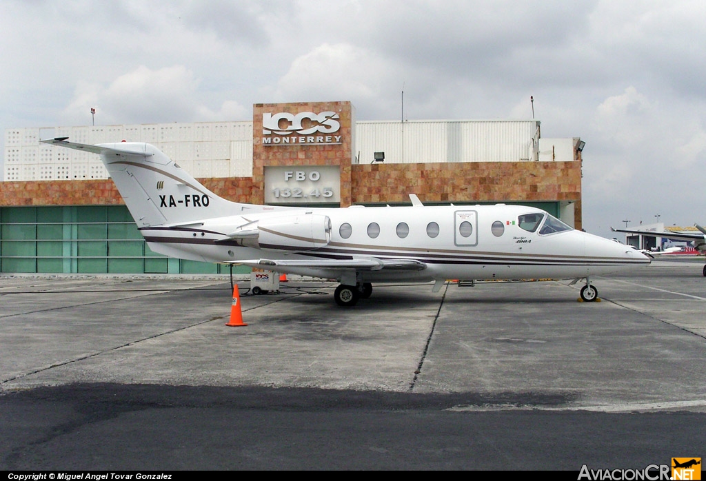 XA-FRO - Beechcraft Beechjet 400A - Privado