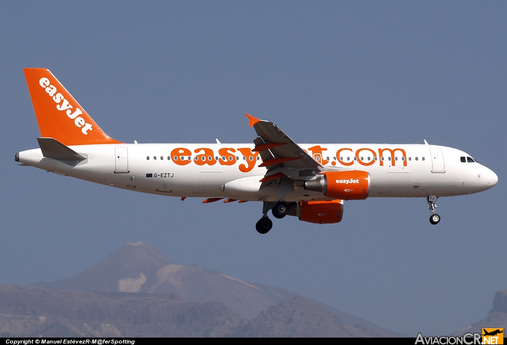 G-EZTJ - Airbus A320-214 - EasyJet Airline