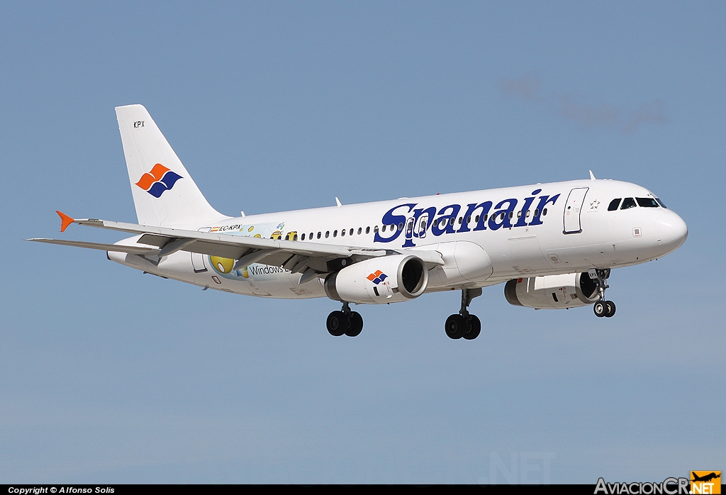 EC-KPX - Airbus A320-232 - Spanair