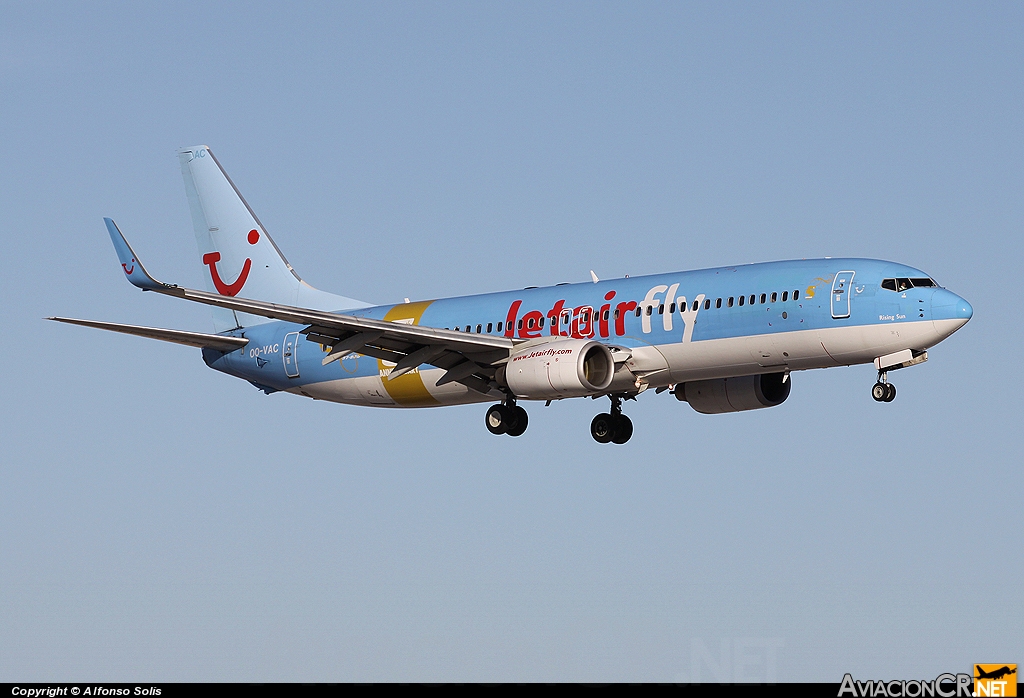 OO-VAC - Boeing 737-8BK - Jetair Fly