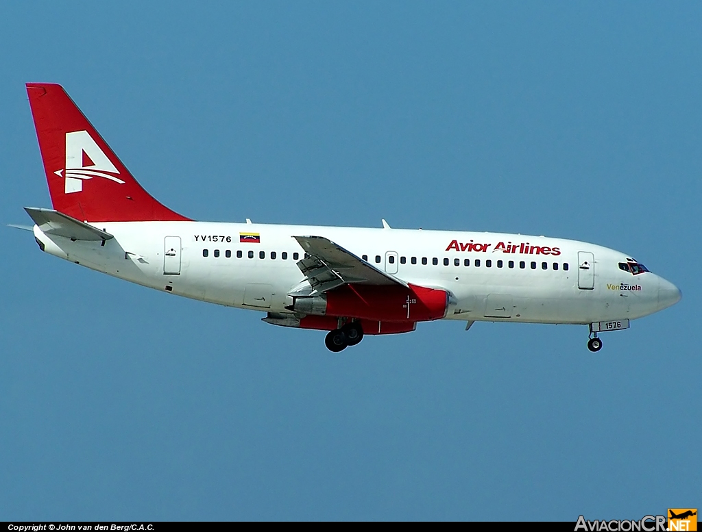 YV1576 - Boeing 737-2H4/Adv - Avior Airlines