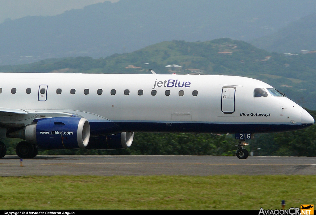 N216JB - Embraer 190-100IGW - Jet Blue
