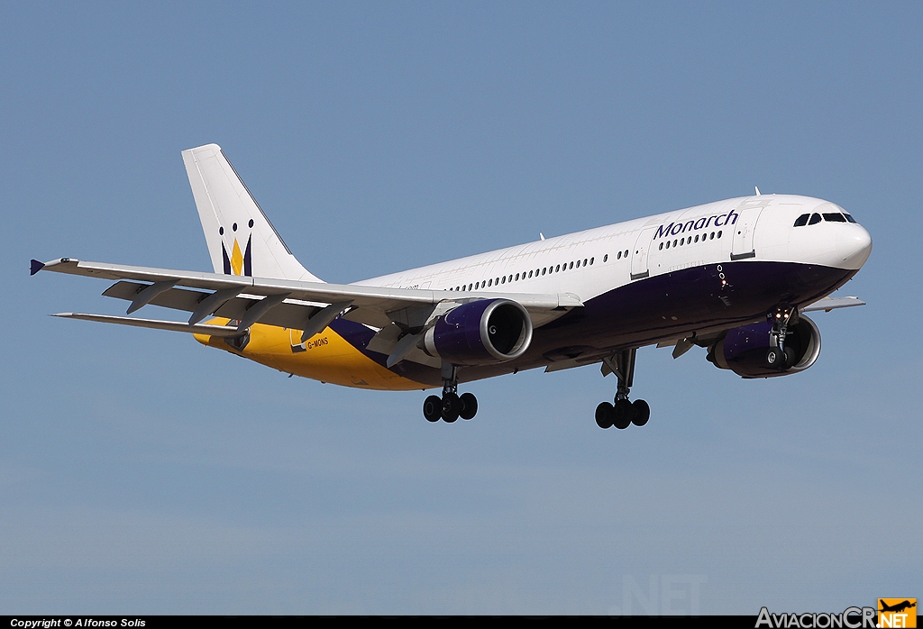 G-MONS - Airbus A300B4-605R - Monarch Airlines