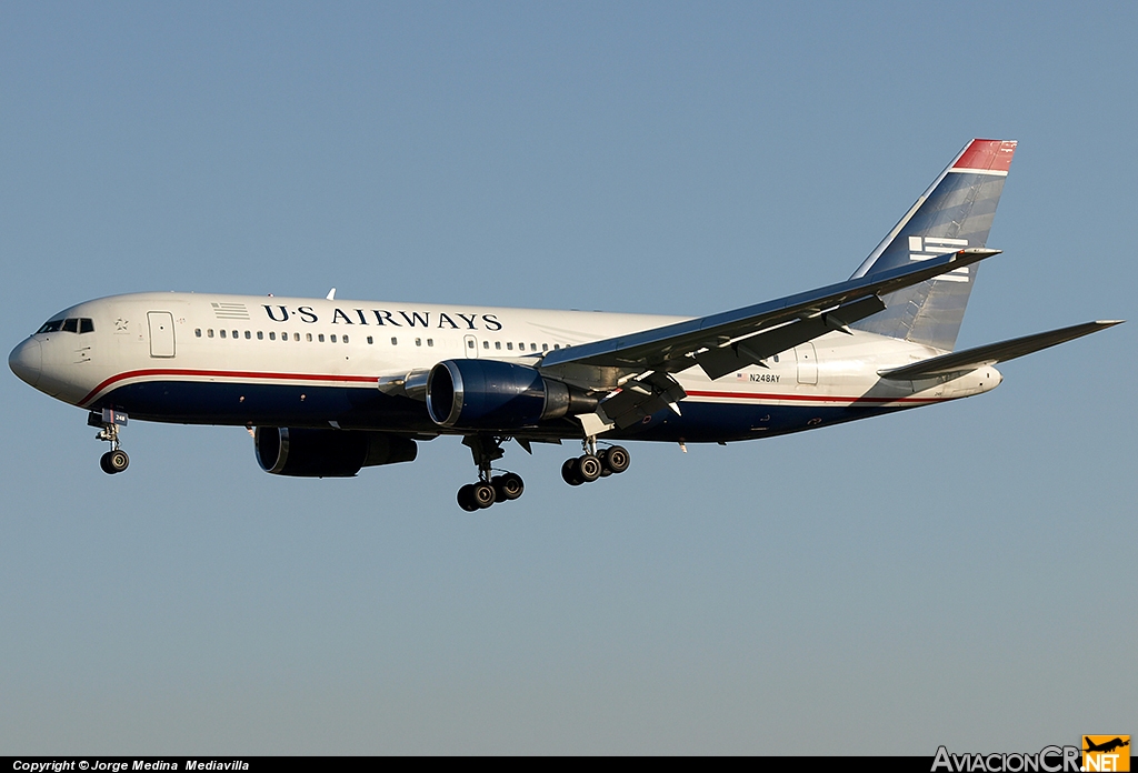 N248AY - Boeing 767-201/ER - US Airways