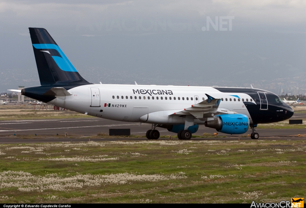 N429MX - Airbus A319-112 - Mexicana