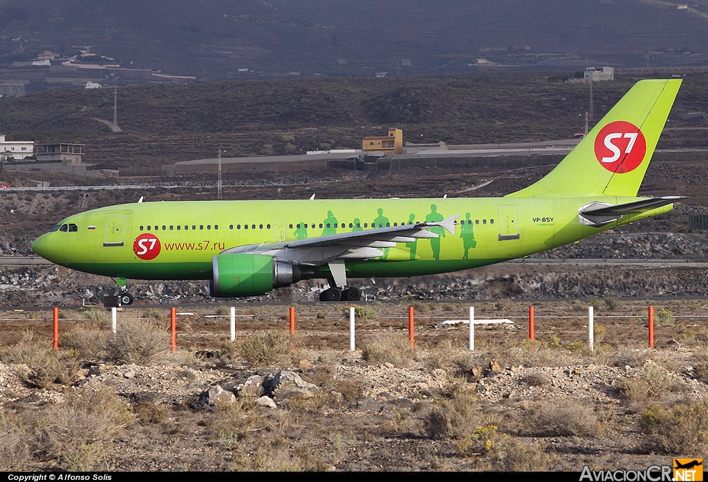 VP-BSY - Airbus A310-204 - S7 - Siberia Airlines