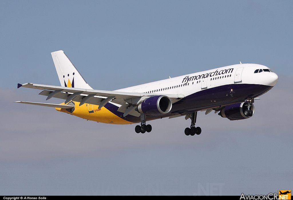 G-OJMR - Airbus A300B4-605R - Monarch Airlines
