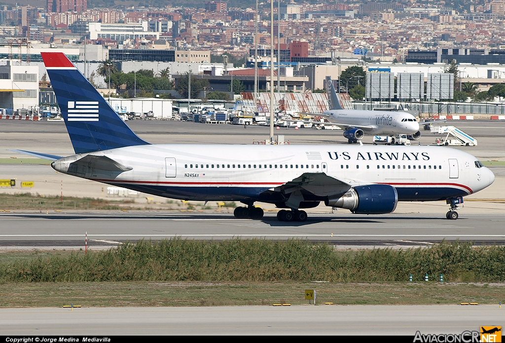 N245AY - Boeing 767-201/ER - US Airways