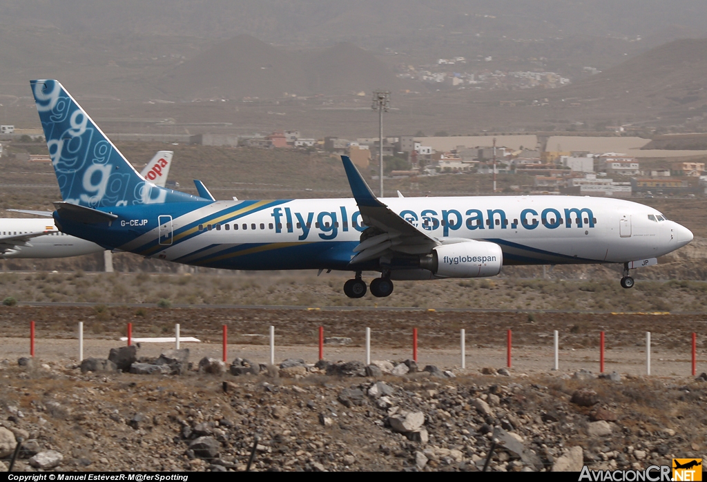 G-CEJP - Boeing 737-8BK - Flyglobespan