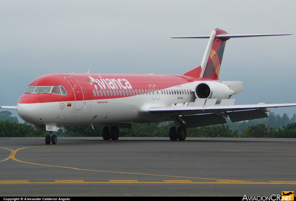 HK-4438 - Fokker 100 - Avianca Colombia