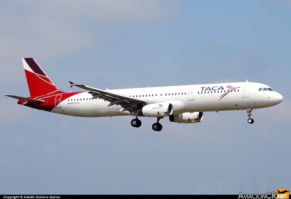 N570TA - Airbus A321-231 - TACA