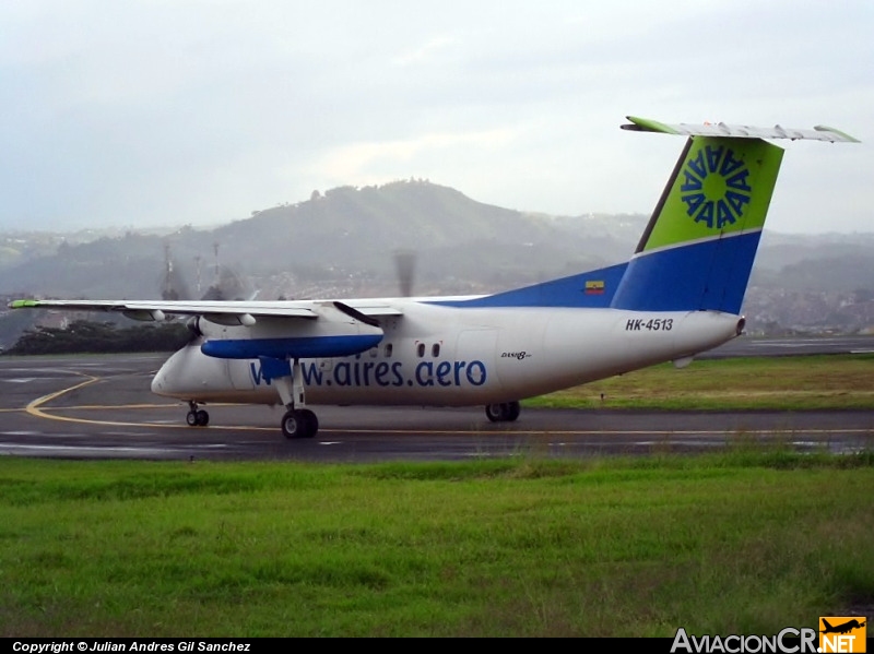 HK-4513 - De Havilland Canada DHC-8-202Q Dash 8 - Aires Colombia