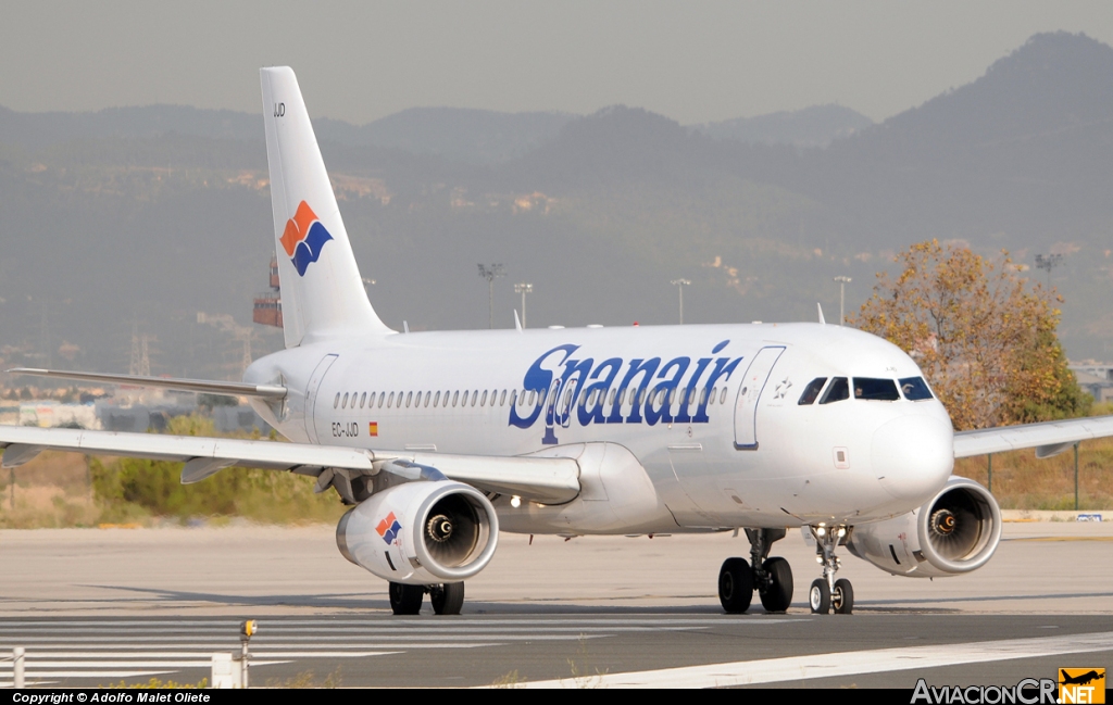 EC-JJD - Airbus A320-232 - Spanair