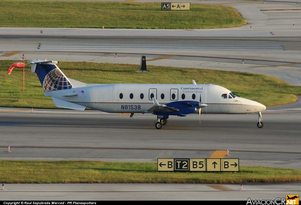 N81538 - Beechcraft 1900D - Continental Connection (Gulfstream International Airlines)