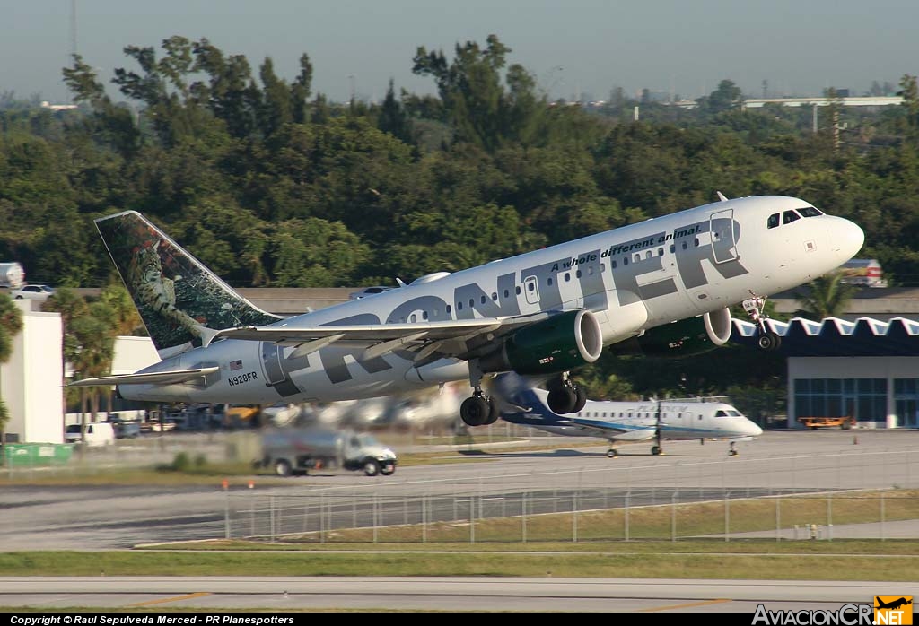 N928FR - Airbus A319-111 - Frontier Airlines