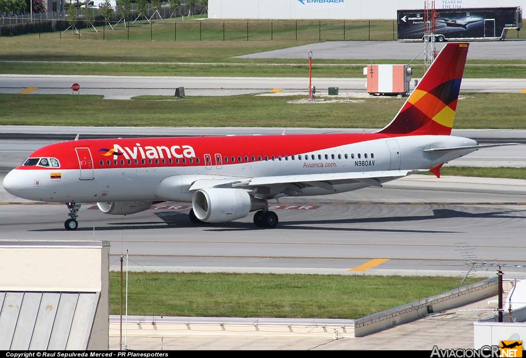 N980AV - Airbus A320-214 - Avianca Colombia