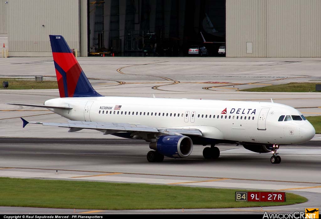 N338NW - Airbus A320-212 - Delta Airlines