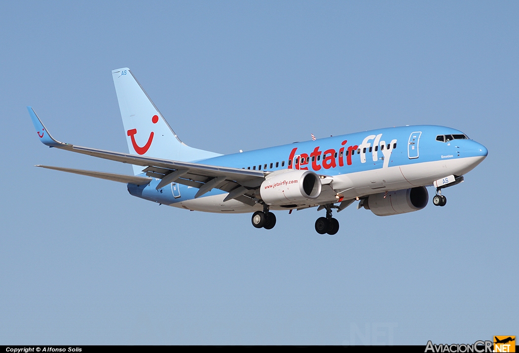OO-JAS - Boeing 737-7K5 - Jetairfly