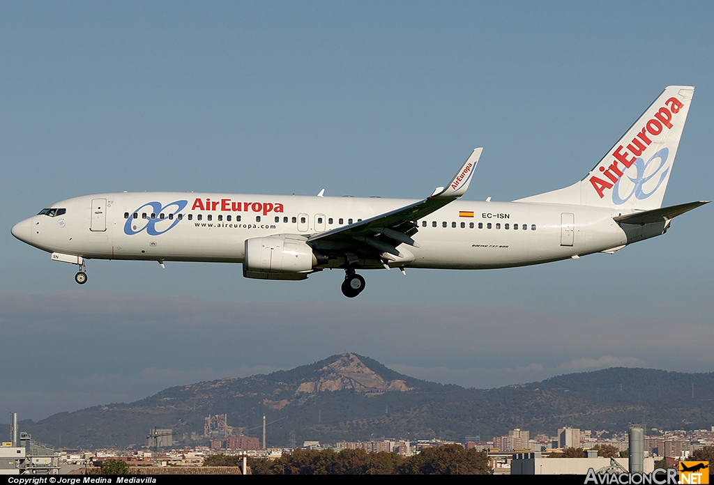 EC-ISN - Boeing 737-86Q - Air Europa