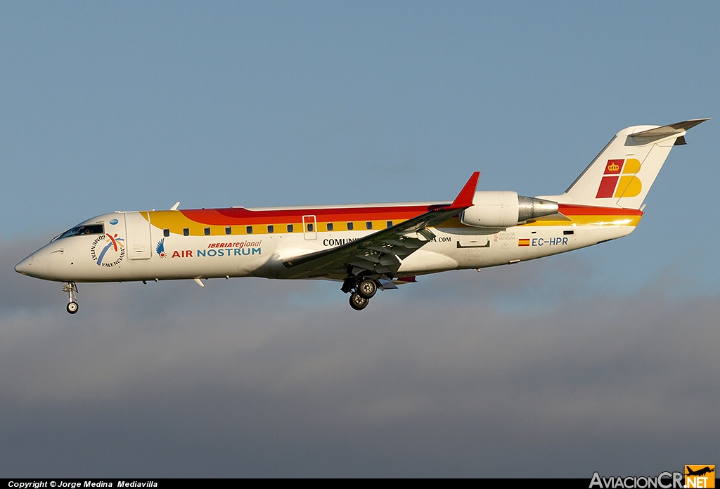 EC-HPR - Bombardier CRJ-200ER - Air Nostrum (Iberia Regional)